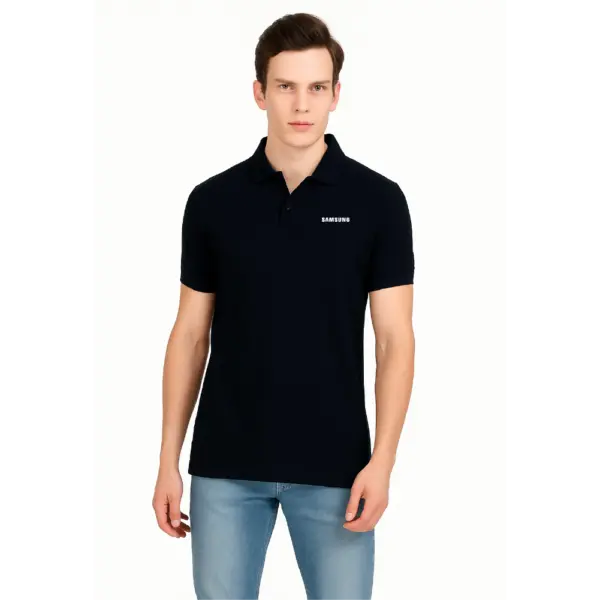 6 Degree  Men’s Polo Black T-Shirt