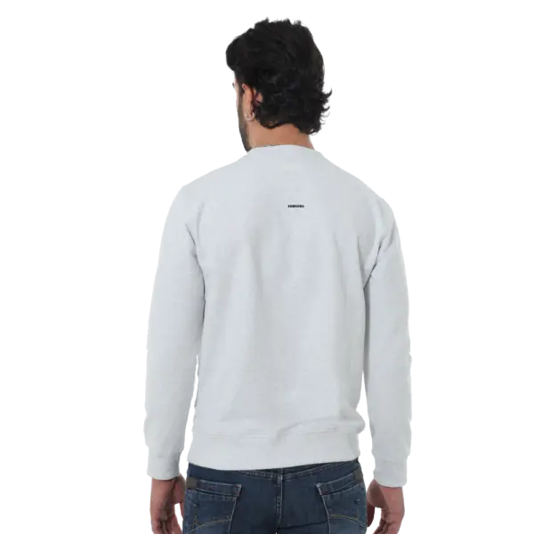 Caslay Sustainable  Sweatshirt - White Melange - Image 2