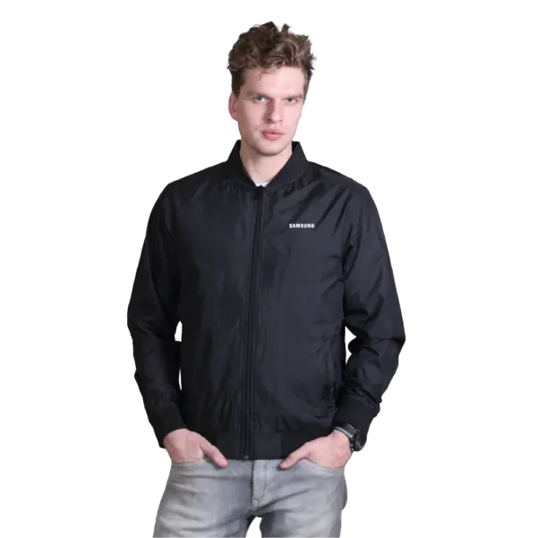 Indian Terrain  Bomber Jacket -Black