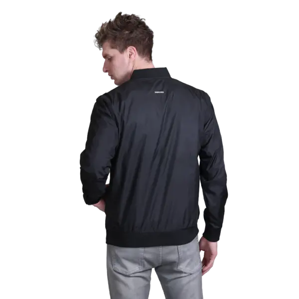 Indian Terrain  Bomber Jacket -Black - Image 2