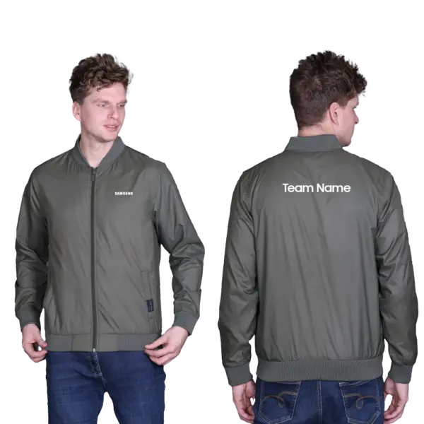 Indian Terrain  Bomber Jacket -Black - Image 3