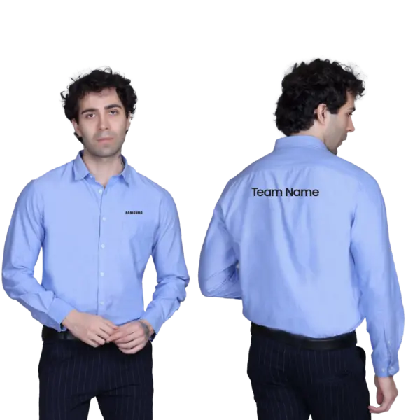 Indian Terrain  Oxford Shirt - Sky - Image 3