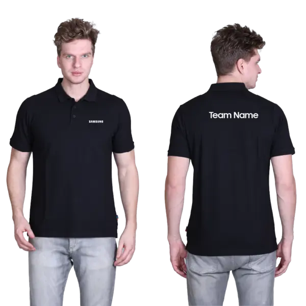 Indian Terrain  Polo T-shirt - Navy Blue - Image 3