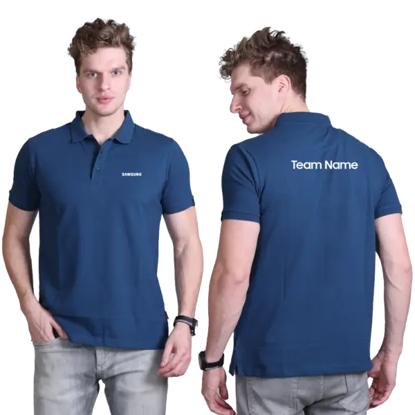 Indian Terrain  Polo T-shirt - Teal - Image 3