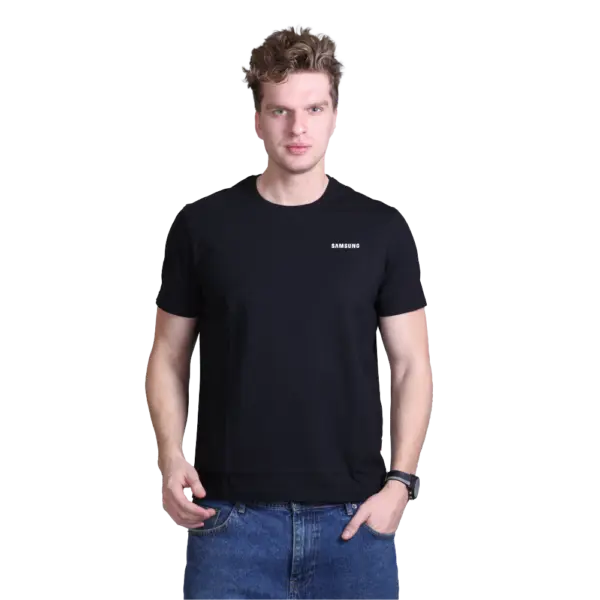 Indian Terrain Round Neck T-Shirt-Black