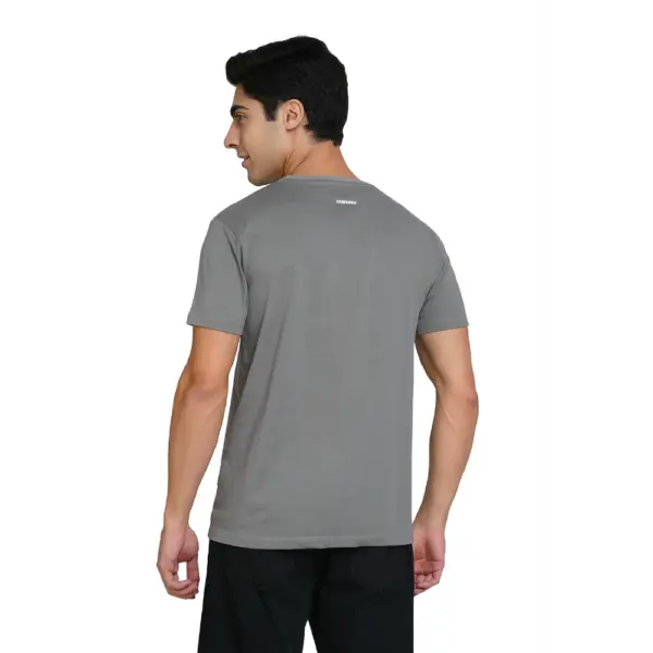 Jack & Jones  Joren Round Neck T-Shirt-Grey - Image 2