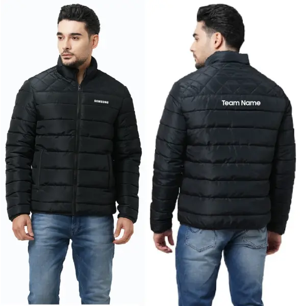 Jack & Jones  Kornad Puffer Jacket - Black - Image 3