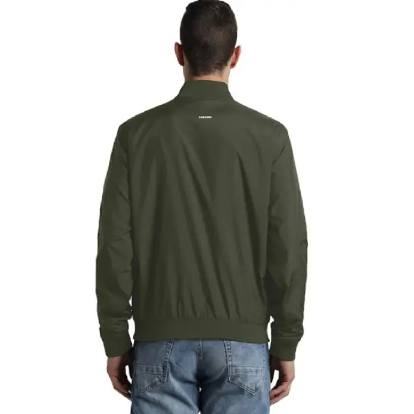 Jack & Jones Vilmar Windcheater Jacket - Olive Green - Image 2