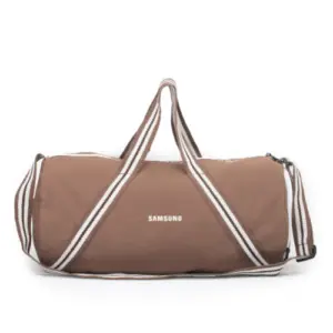 Oblique Goofy Duffle Bag-Brown