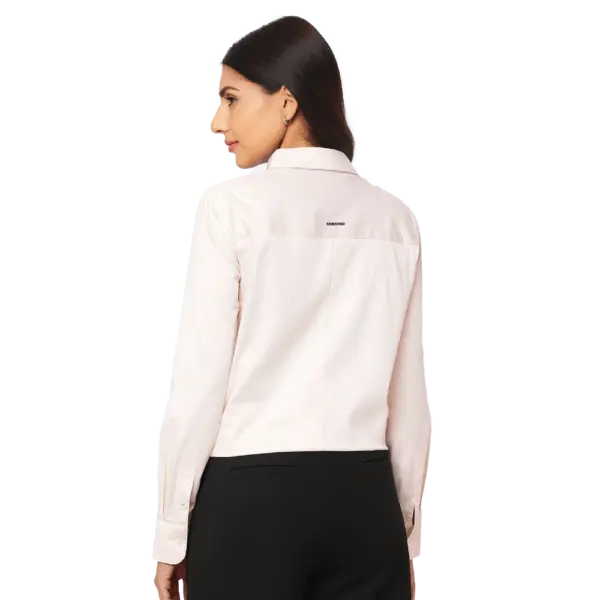 Vero Moda  CARLINE WOMENS'S SHIRT-Barely Pink - Image 2